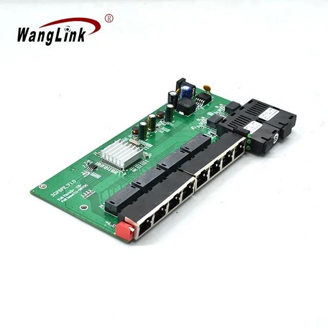 Wanglink Fibra  POE PCB 1000M * 8 RJ45 1000M * 2 SC ̹ ̵  PCBA